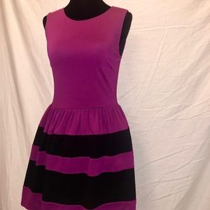 💫plum striped dress